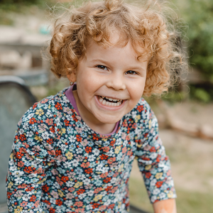Fröhliche Kinder beim Kita-Fotoshooting im Rems-Murr-Kreis